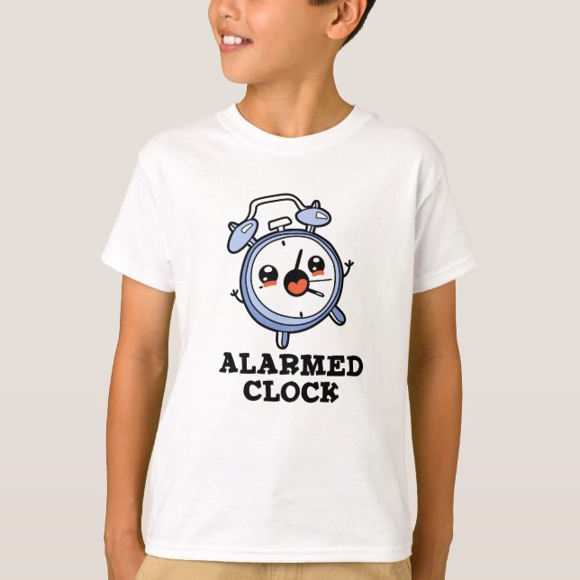 Camiseta Alarma Reloj Funny Alarma Reloj De Reloj (Anverso)