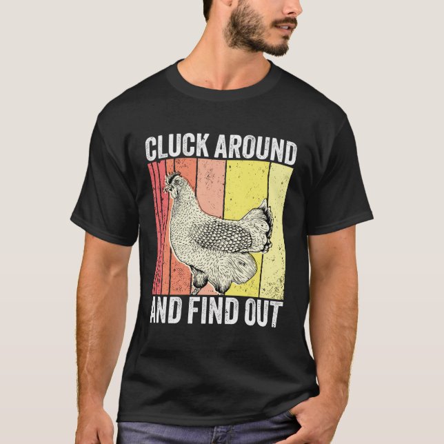 Camiseta Alarma Y Descubre El Humor Gracioso Pollo (Anverso)