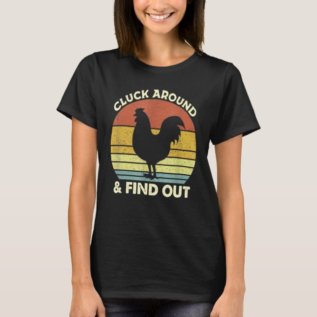 Camiseta Alarma Y Descubre Pollo (Anverso)
