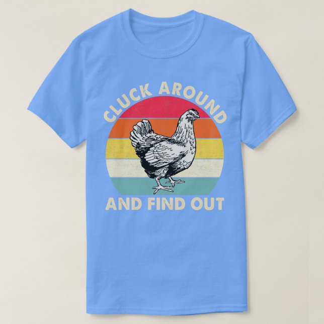 Camiseta Alarma y descubre pollo divertido 1 (Diseño del anverso)