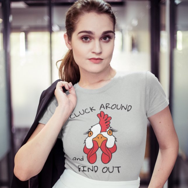 Camiseta Alarma y descubre que el pollo es gracioso (Subido por el creador)