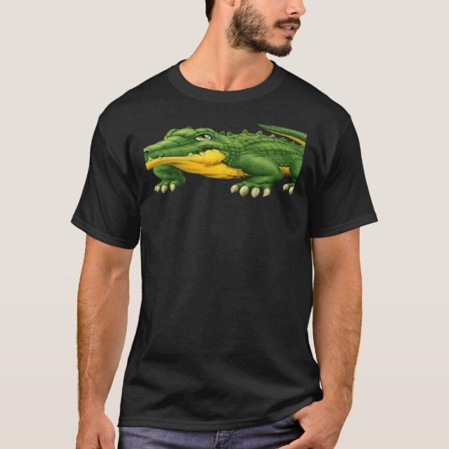 Camiseta Alarmante Guay Green Alligator Crocodile Wild Anim (Anverso)