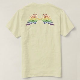 Camiseta Alas arcoiris Purpurinas LGBT