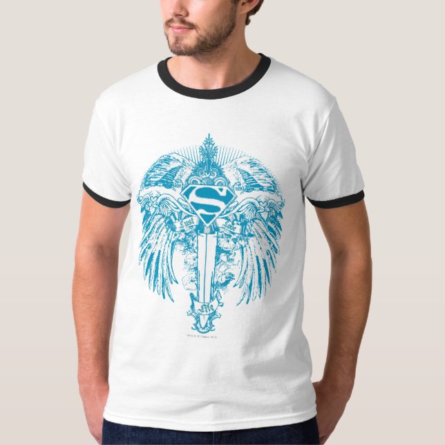 Camiseta Alas Azules Supergirl (Anverso)