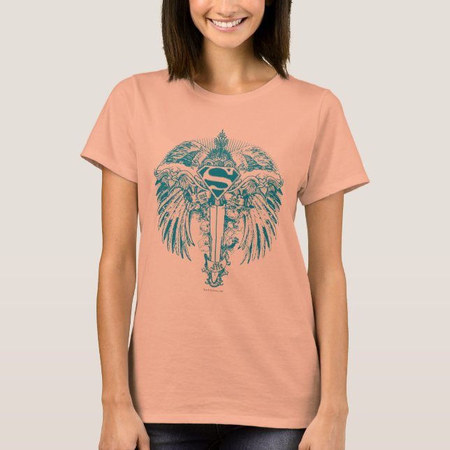 Camiseta Alas Azules Supergirl (Anverso)