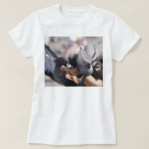 Camiseta Alas Coloridas De Palomas Foto Para Amantes De Ave