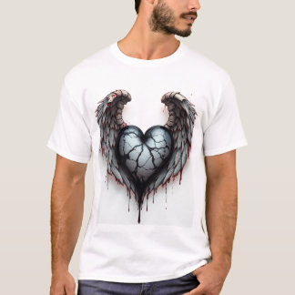 Camiseta alas de amor oscuras
