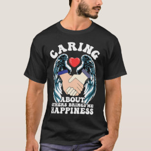 Camiseta alas de ángel mujeres hombres motivación cuidado