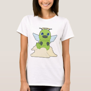 Camiseta alas de ángel oruga