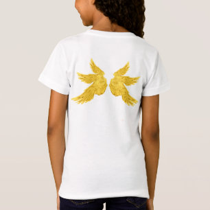 Camiseta Alas de Arcángel de oro de otoño