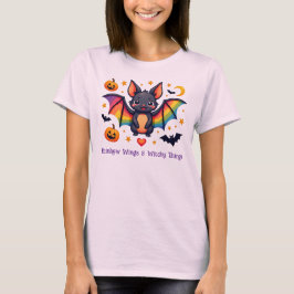 Camiseta Alas de Arcoíris LGBT & Cosas de Brujas