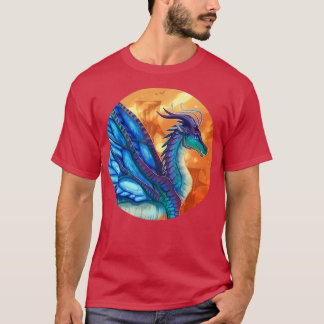 Camiseta Alas de azul de fuego