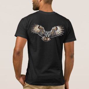 Camiseta Alas de Búho Majestuoso Extendidas Vida Silvestre 