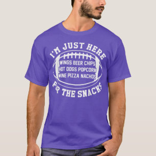 Camiseta Alas De Cerveza De Fútbol Pizza Nachos Tacos C