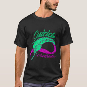 Camiseta Alas de concientización suicida Regalo de salud me