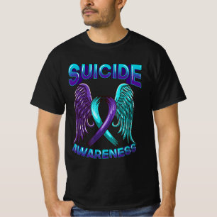 Camiseta Alas de concientización suicida y prevención del s