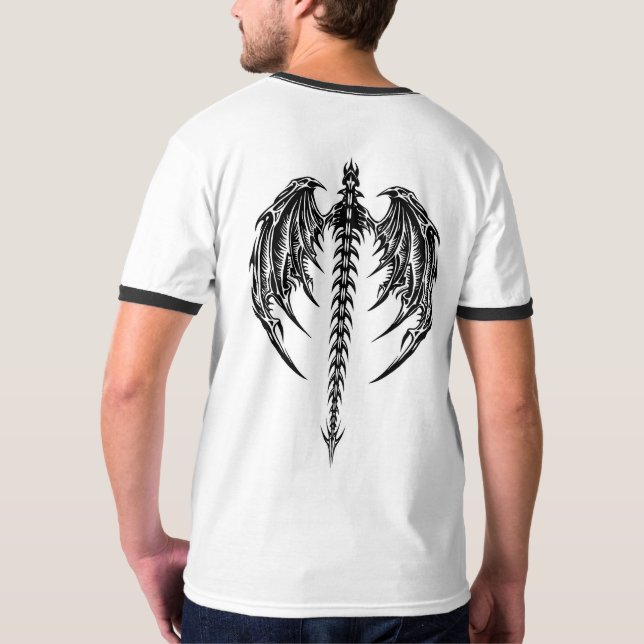 Camiseta Alas de dragón (Reverso)