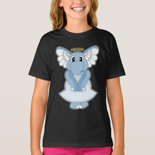 Camiseta Alas de Elephant Angel (Anverso)