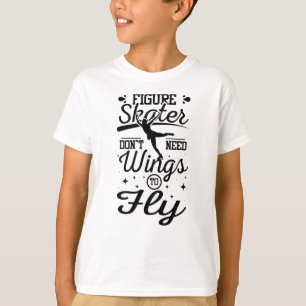 Camiseta Alas De Esquina De Figura A Volar