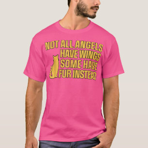 Camiseta Alas de gato de bonito que dicen que algunos ángel