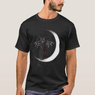 Camiseta Alas de gato gótico lindas y ocultas en arte de te