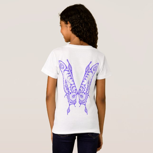 Camiseta Alas de hadas (Reverso completo)