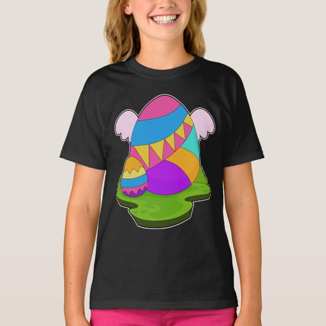 Camiseta Alas de huevos de Pascua (Anverso)