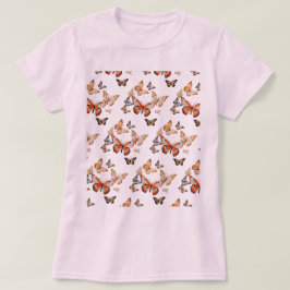 Camiseta Alas de la belleza: mariposa de mujeres imprime ca