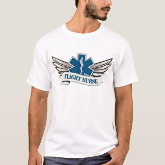 Camiseta alas de la enfermera del vuelo