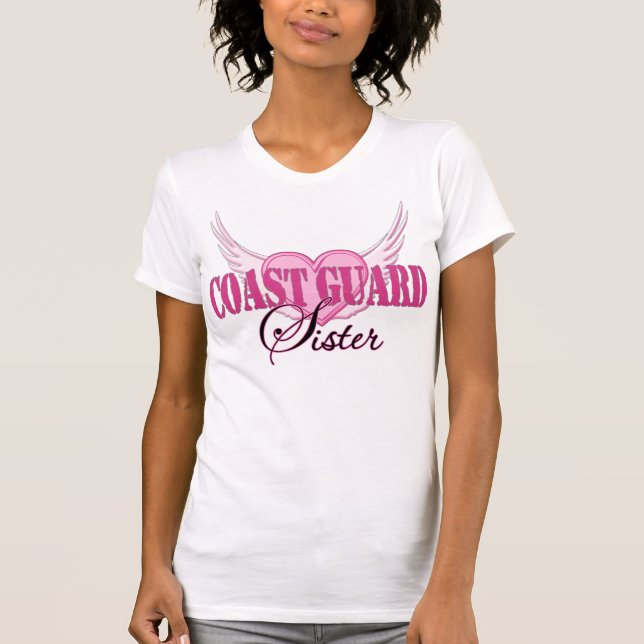 Camiseta Alas de la hermana del guardacostas (Anverso)