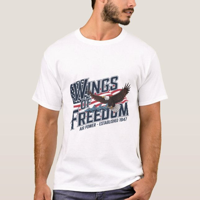 Camiseta Alas de la libertad (Anverso)