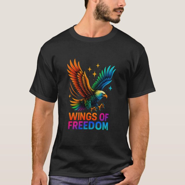 Camiseta Alas de la libertad (Anverso)