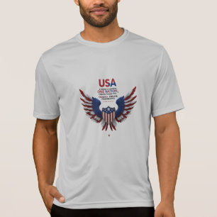 Camiseta Alas de la libertad de Estados Unidos Sport-Tek