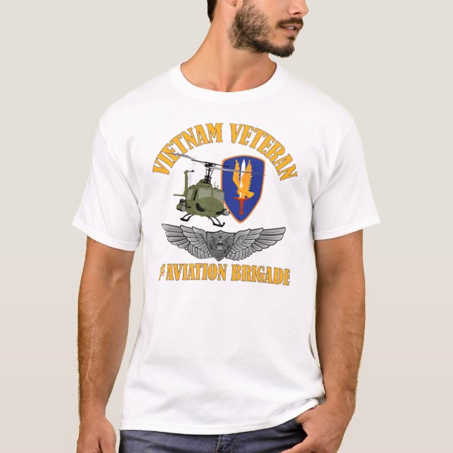 Camiseta Alas de la tripulación aérea del veterano de (Anverso)