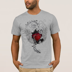 Camiseta Alas de los corazones del Grunge