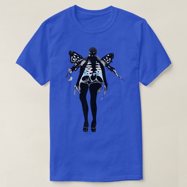 Camiseta Alas de mariposa de hadas de espeleón de espeleón  (Diseño del anverso)