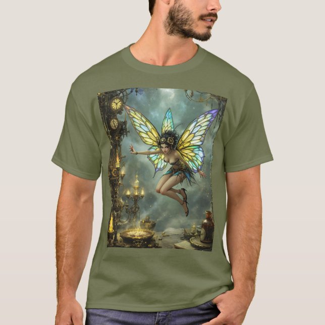 Camiseta Alas de mariposa Pixie lindas de fantasía (Anverso)