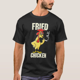 Camiseta Alas de pajaritas de goma de pollo frito