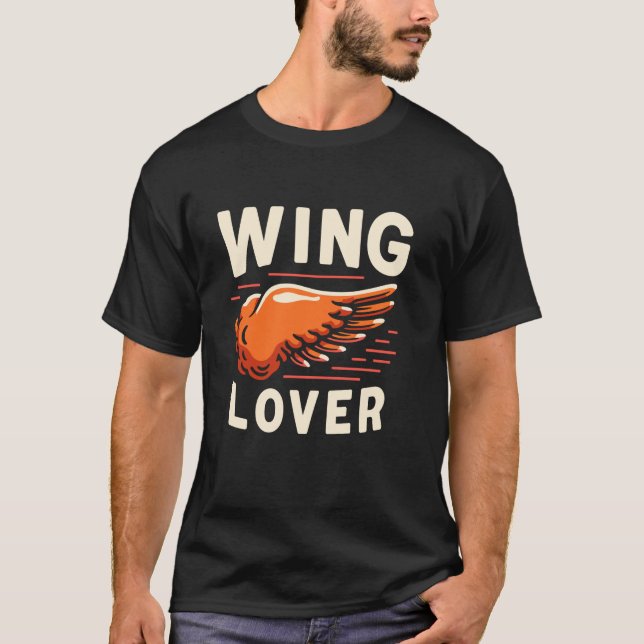 Camiseta Alas De Pollo Ala Ala de Pollo Cocinado Caliente C (Anverso)