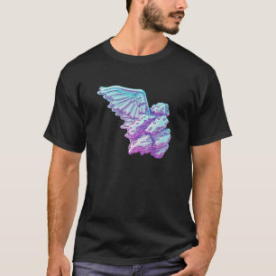 Camiseta Alas de pollo con estética de vaporwave de ensueño