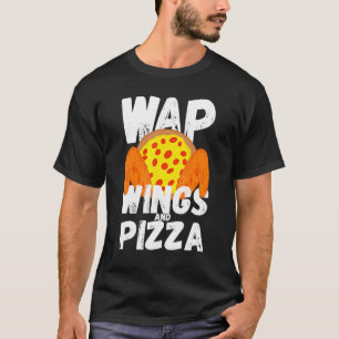 Camiseta Alas De Pollo De Comida Y Basura De Pizza
