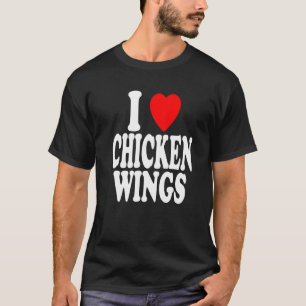 Camiseta Alas De Pollo De Corazón (Amor) Ala De Pollo Amo F
