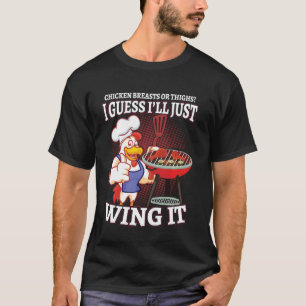 Camiseta Alas de pollo divertidas vacaciones de verano parr