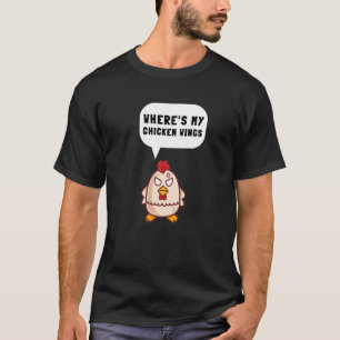 Camiseta Alas De Pollo Fritas De Pollo Y Nuggets De Pollo B
