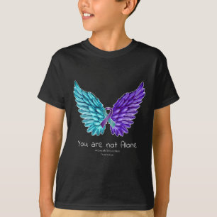 Camiseta Alas De Prevención Del Suicidio Y Awaren De Suicid