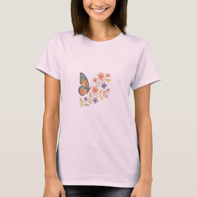 Camiseta Alas de Primavera (Anverso)