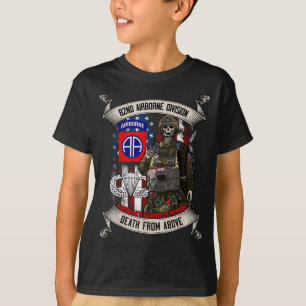 Camiseta Alas de salto del paracaidista de la 82ª Aerotrans