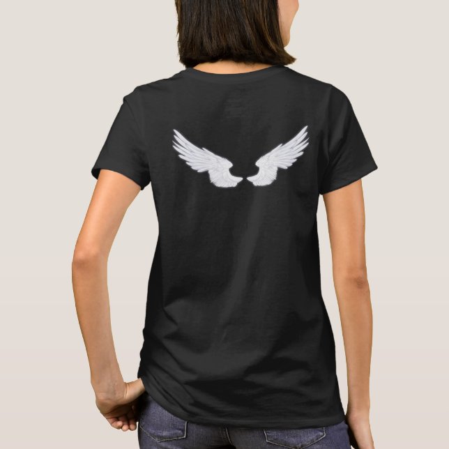 Camiseta Alas del Ángel Blanco caído (Reverso)