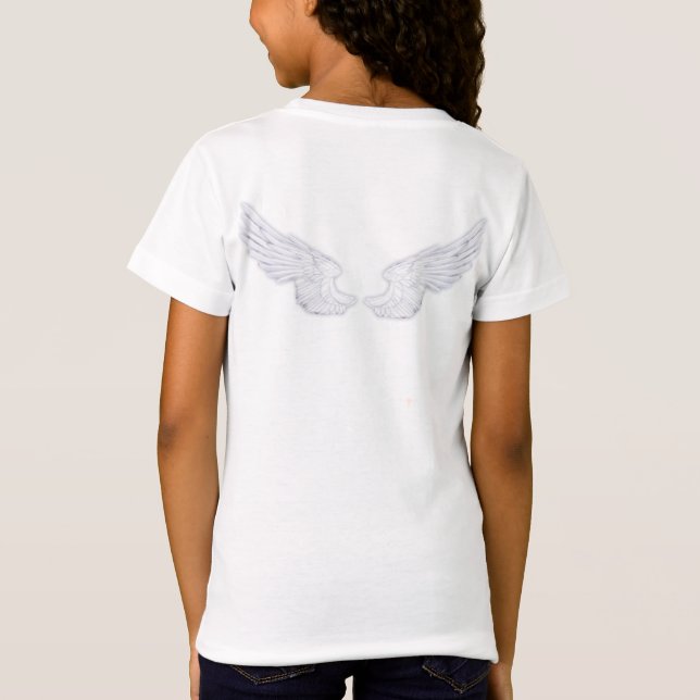 Camiseta Alas del Ángel Blanco caído (Reverso)