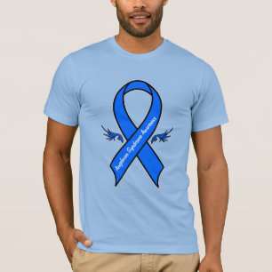 Camiseta Alas del ángel de la cinta de la conciencia del